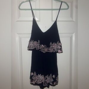 Hello Molly Angel Biba Navy Romper